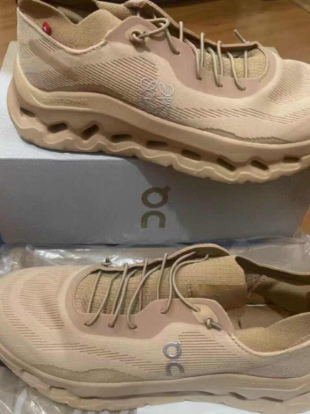 Loewe x On Cloudtilt Beige Mesh Sneakers - Picture 6 of 6